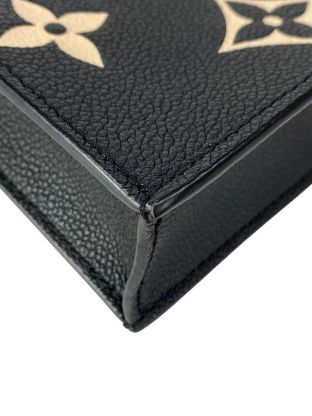 LOUIS VUITTON Petit Sac Plat Black Beige Bicolor Monogram Amplant - Picture 7 of 15